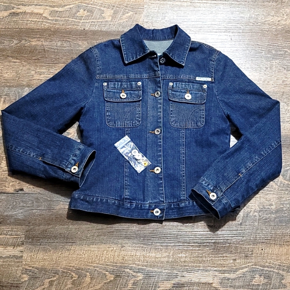 D&G Dolce & Gabbana Junior size 12 Jean jacket Gently Loved lots of pockets rear